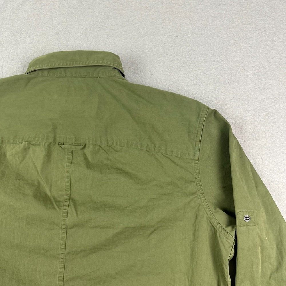 Polo Ralph Lauren Mens Twill Utility Shirt M Green Classic Fit snap long sleeve - Picture 12 of 16
